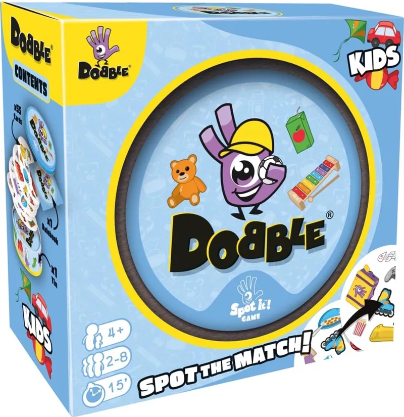 Dobble Kids: Snel Zoekspel voor Kinderen en Gezinnen från Asmodee – kartong