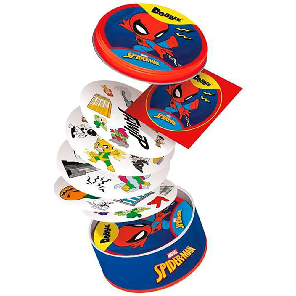 Dobble Spiderman Kortspel från Asmodee – kartong