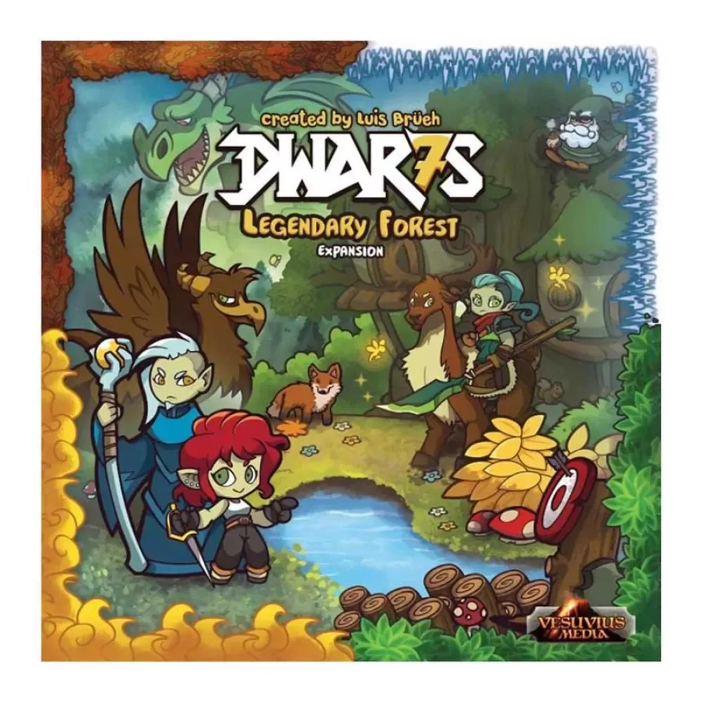 Dwar7s Forest Legendary English Brädspel från Asmodee – kartong