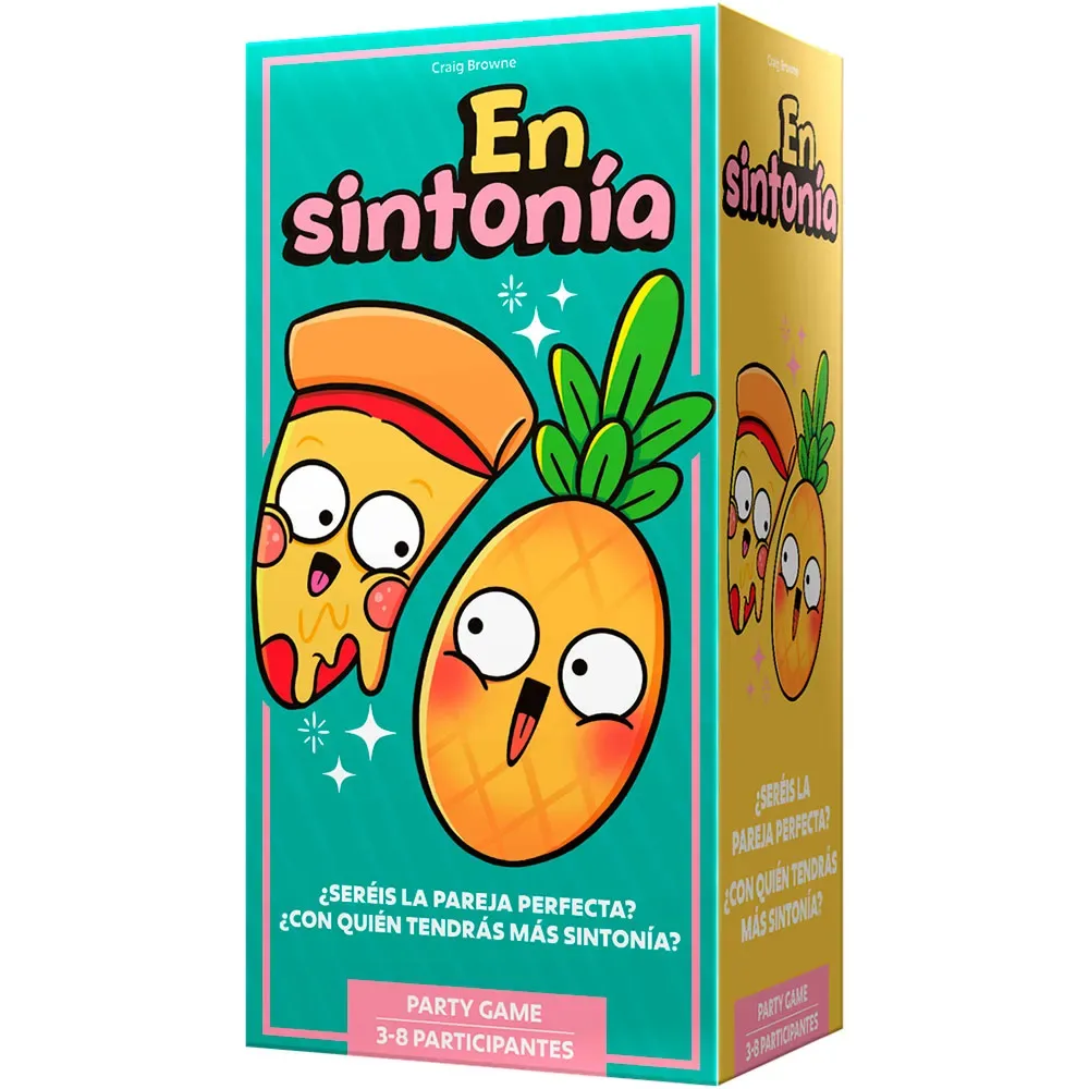 En Sintonía Spanish Brädspel från Asmodee – kartong