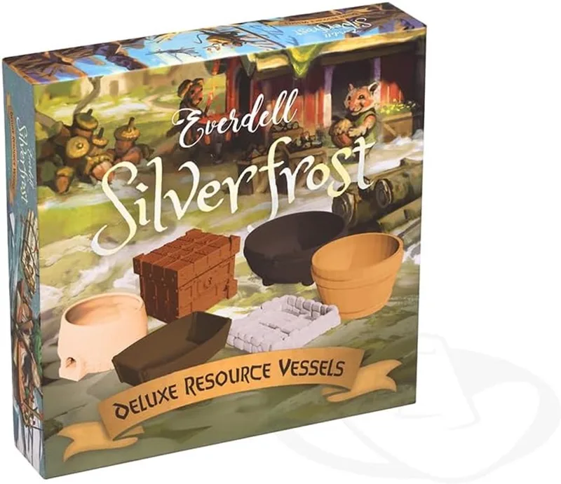 Everdell Silverfrost Deluxe Resource Vessels bordspel accessoire. fra Asmodee – æske