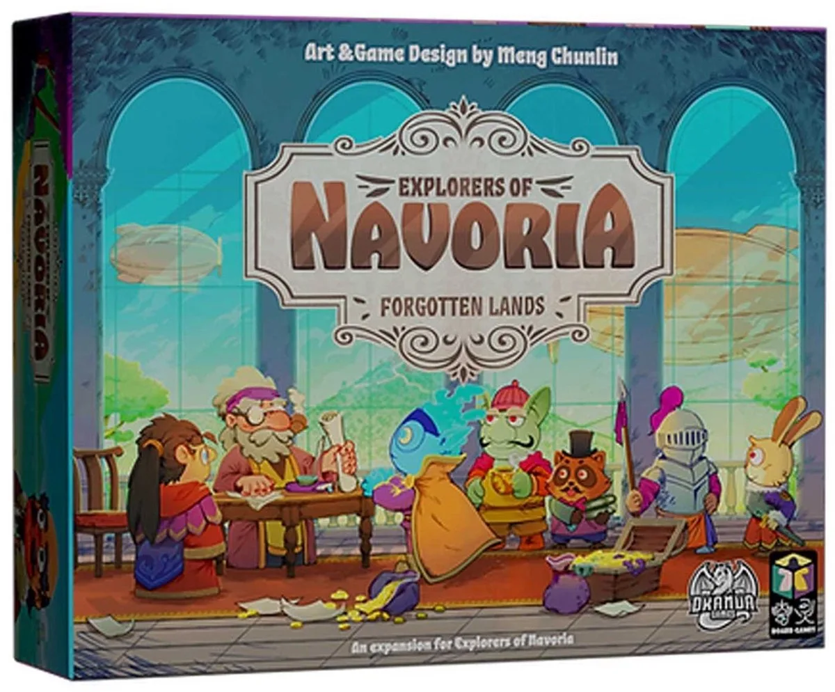 Explorers Of Navoria Forgotten Lands - Bordspel Uitbreiding - Engelstalig de Asmodee – boîte