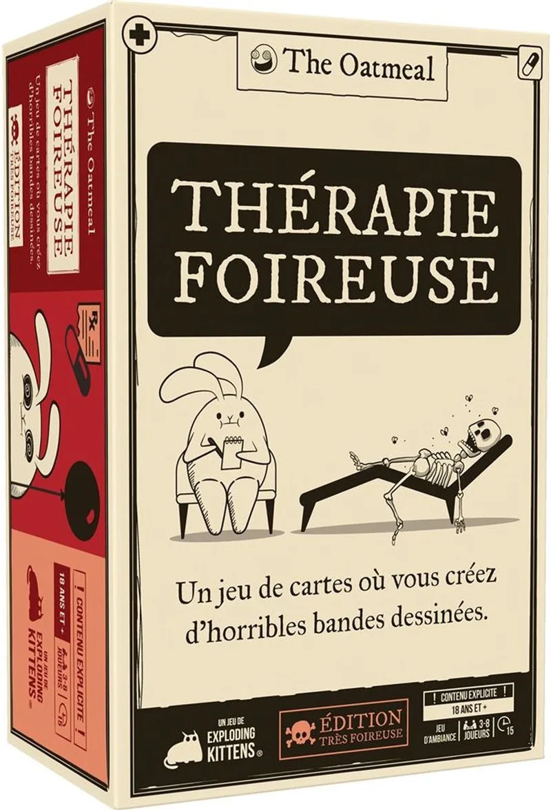 Extra-Foireuse – Kaartspel volwassenen – Zwarte humor – 3–8 spelers van Asmodee – doos