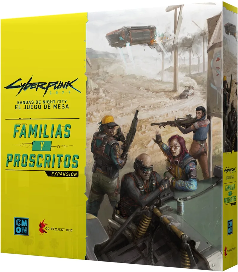 Families & Outlaws: Cyberpunk 2077 Bordspel Uitbreiding von Asmodee – Schachtel
