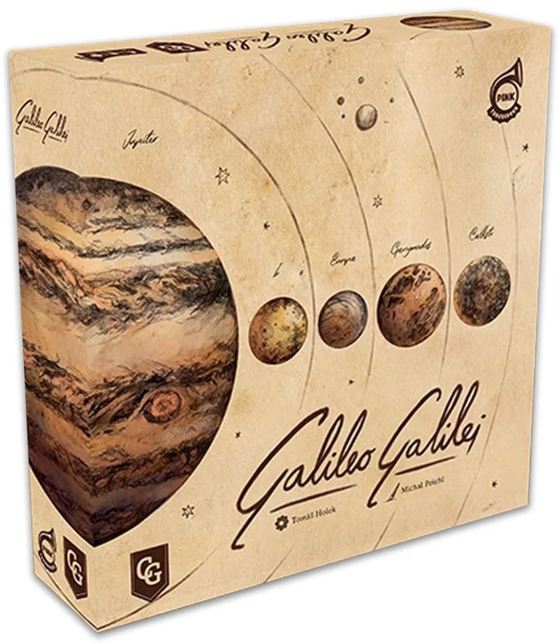 Galileo Galilei - Euro-style game - Ontdek planeten en sterrenstelsels fra Asmodee – æske
