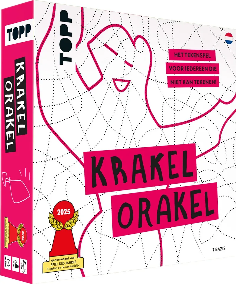 gezelschapsspel Krakel Orakel strategisch familiespel. from Asmodee – box