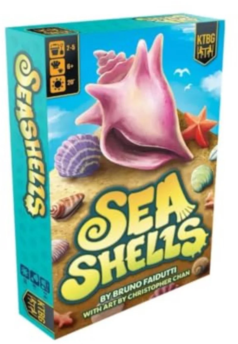 gezelschapsspel Seashells voor kinderen - schelpenspel. de Asmodee, édition Multicolore – boîte