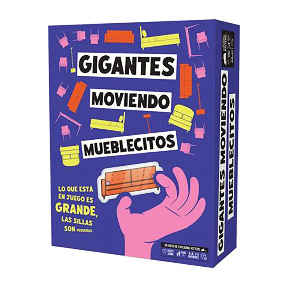 Gigantes Moviendo Mueblecitos från Asmodee – kartong