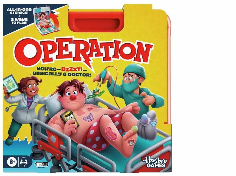 Hasbro Operation spel - Elektronisch bordspel voor kinderen (Engelstalig). de Asmodee – boîte