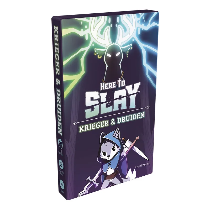 Here to Slay Krieger & Druiden, Kaartspel, Strategie, 10 jaar, 30 min, Familiespel de Asmodee – boîte