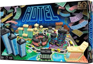 Hotel: 50-jarig Jubileum Editie Bordspel - Strategisch Familieplezier fra Asmodee – æske 1 af 2