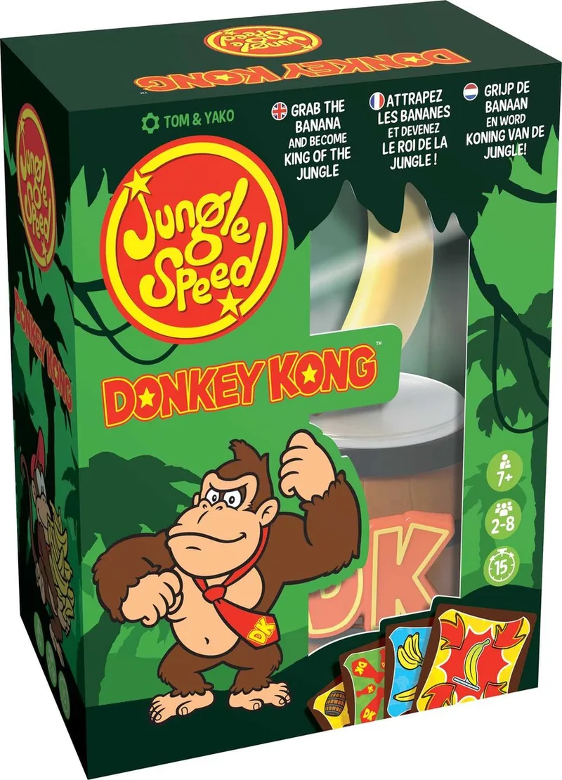 Jungle Speed Donkey Kong Jungle Speed Donkey Kong Kaartspel de Asmodee – boîte