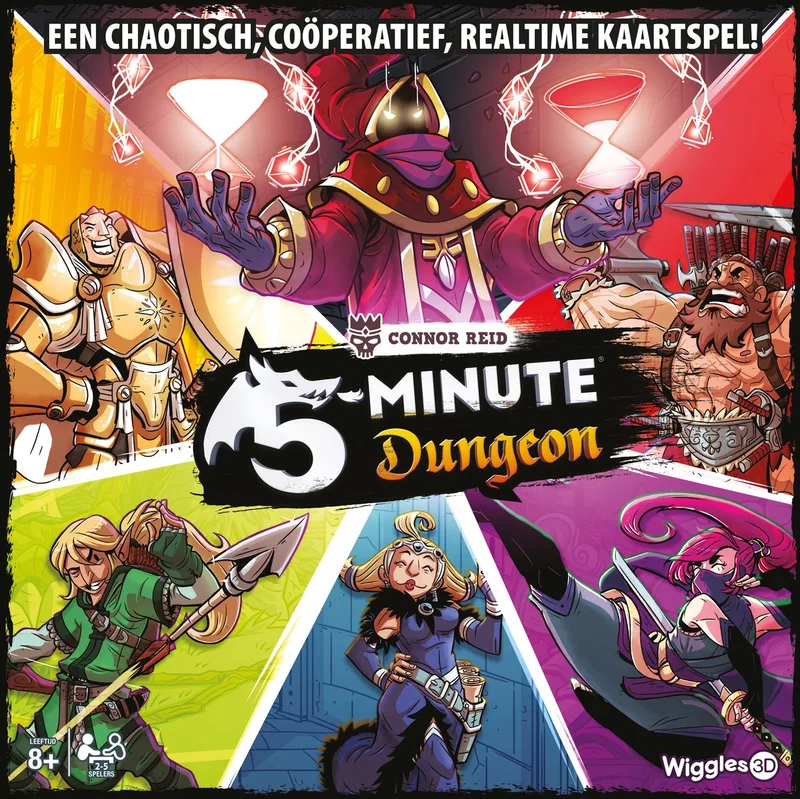 kaartspel 5 Minute Dungeon coöperatief spel voor kinderen. de Asmodee – boîte