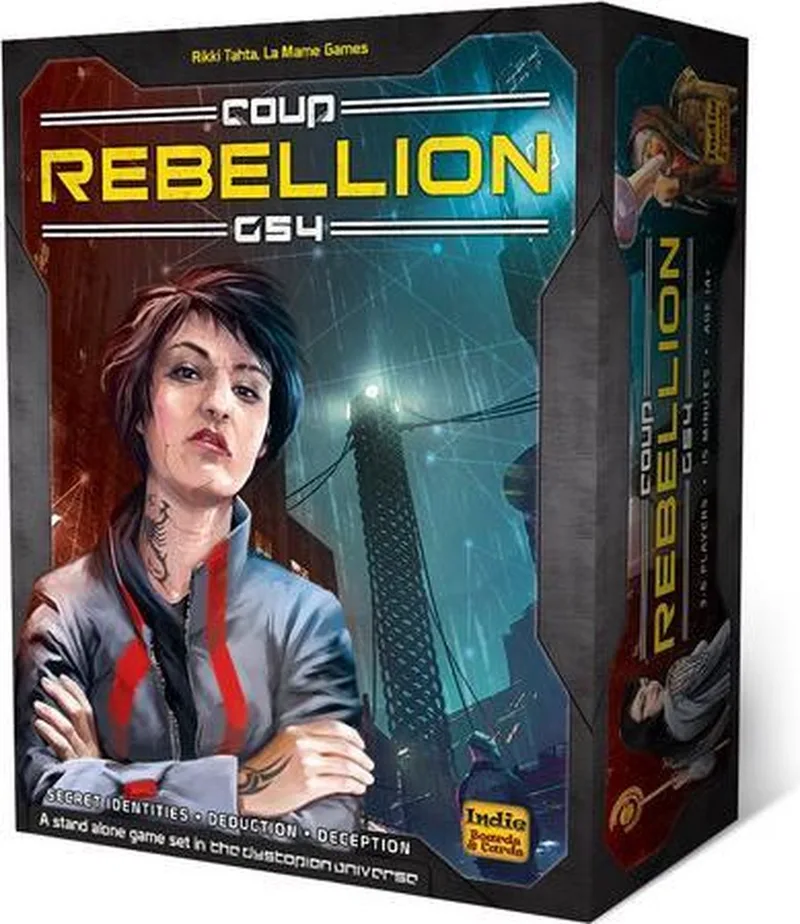 kaartspel Coup Rebellion G54 strategisch spel Engels. de Asmodee – boîte