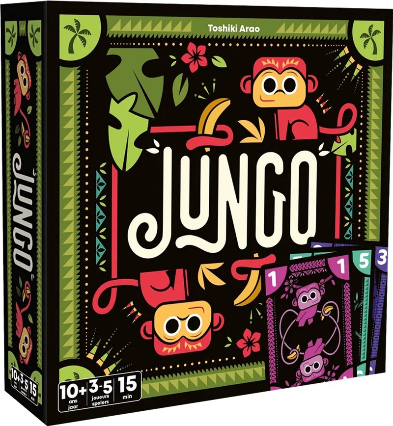 kaartspel Jungo - familiespel strategisch kaartspel. fra Asmodee – æske