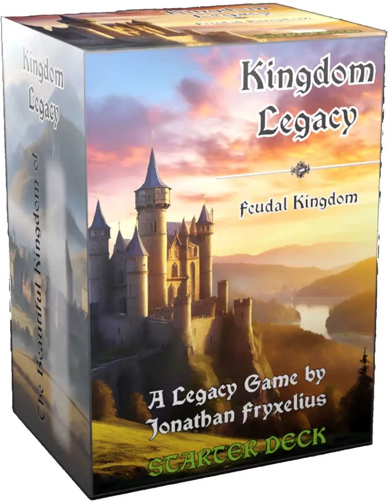 kaartspel Kingdom Legacy Feudal Kingdom strategisch avontuur. van Asmodee – doos