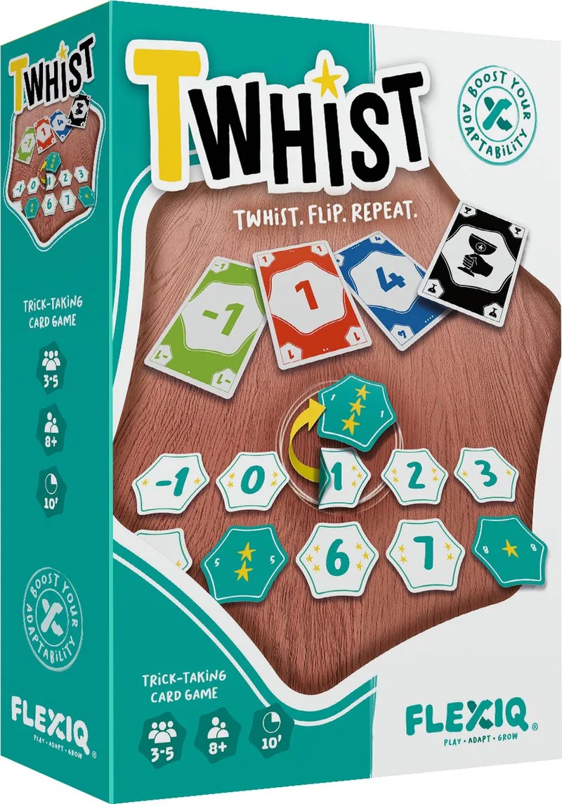 kaartspel Twhist - strategisch familiespel voor 3-5 spelers. de Asmodee – boîte