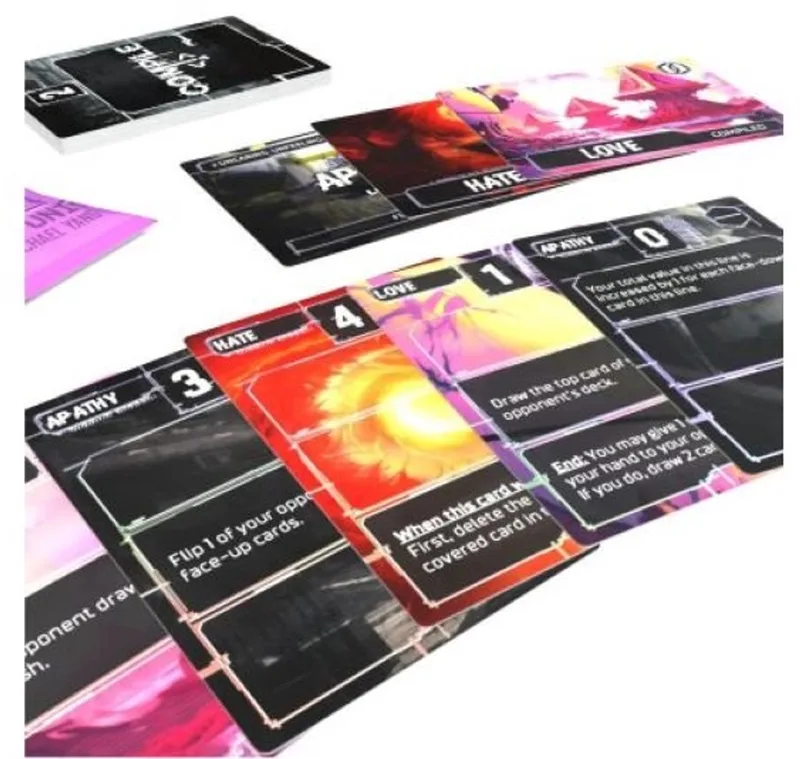 kaartspel uitbreiding Compile Aux 1 met nieuwe protocollen. von Asmodee – Schachtel