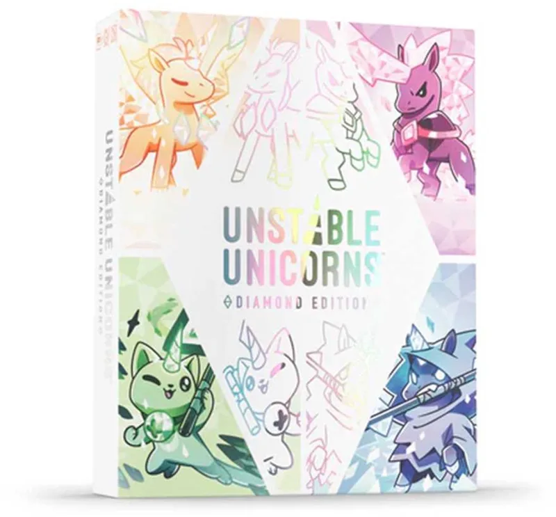 kaartspel Unstable Unicorns Diamond Edition - Unicorns. fra Asmodee – æske