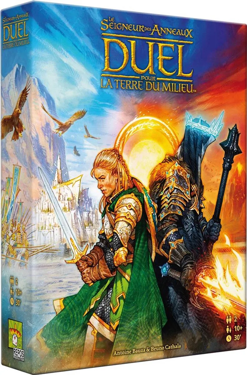 Le Seigneur des Anneaux™ : Duel pour la Terre du Milieu, Kaartspel, 10 jaar, 30 min, 30 min de Asmodee – boîte
