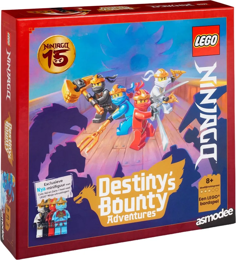 LEGO Ninjago bordspel Destiny's Bounty avontuur 8+ jaar. de Asmodee, édition Meerkleurig – boîte