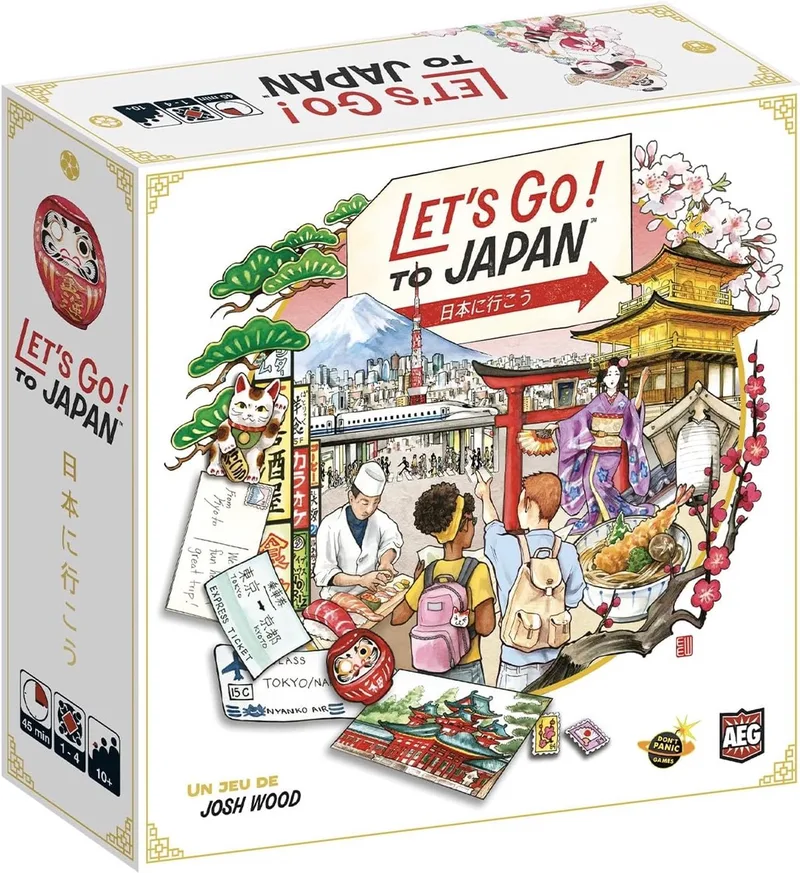 Let's Go! to Japan Bordspel - Strategisch Reisspel voor 1-4 Spelers van Asmodee – doos