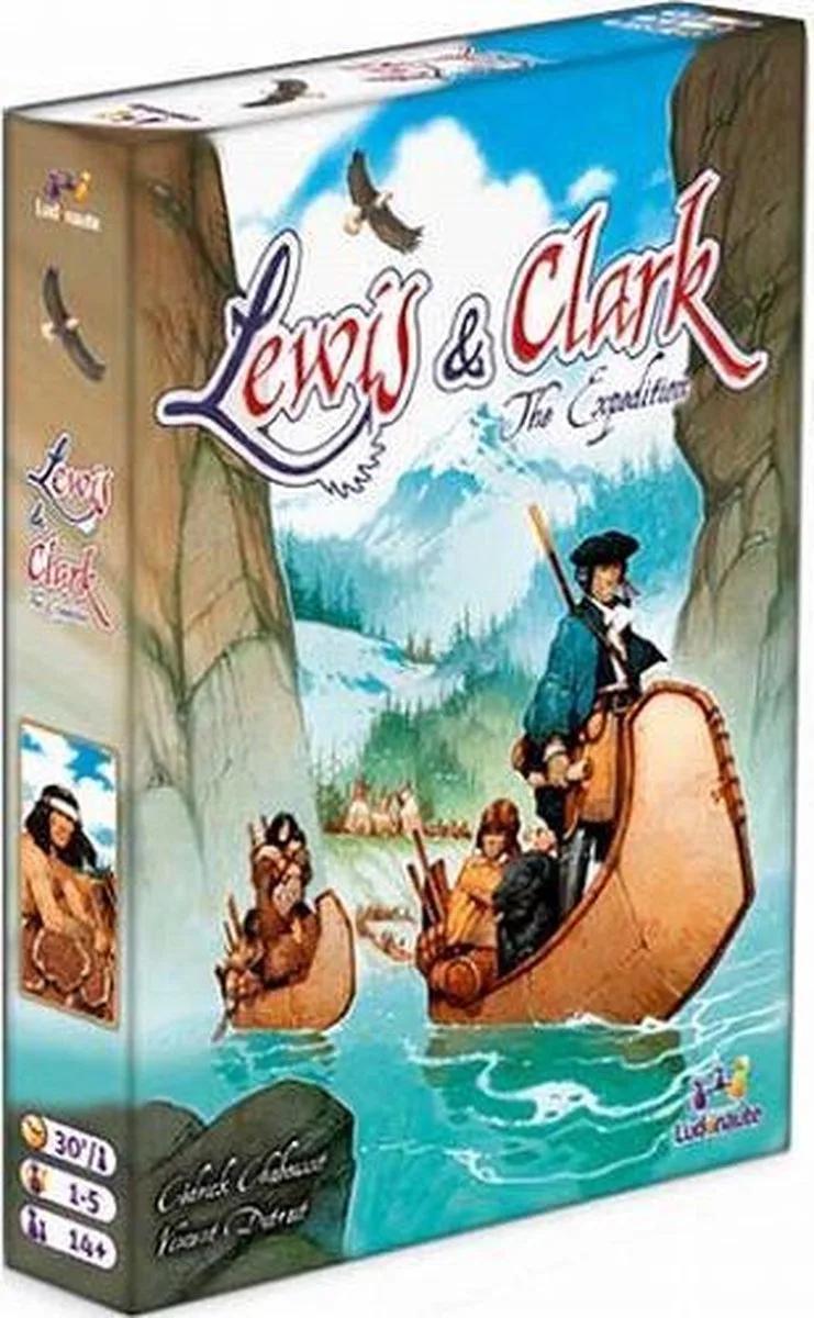 Lewis & Clark från Asmodee – kartong