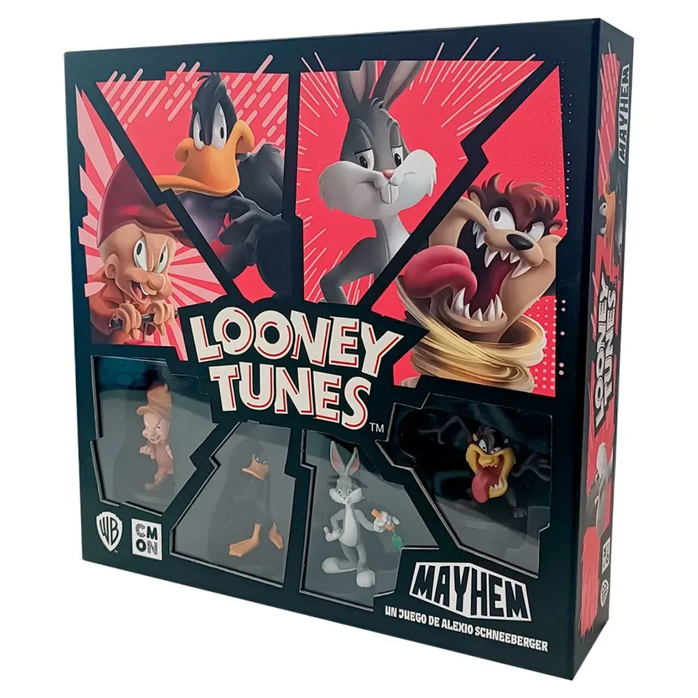 Looney Tunes Mayhem Bordspel Spaanse Versie från Asmodee – kartong