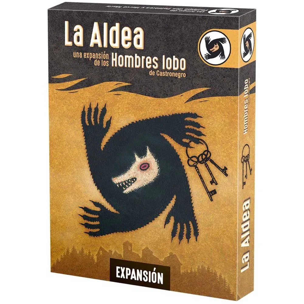 Los Hombres Lobo De Castonegro La Aldea Brädspel Spansk Version från Asmodee – kartong