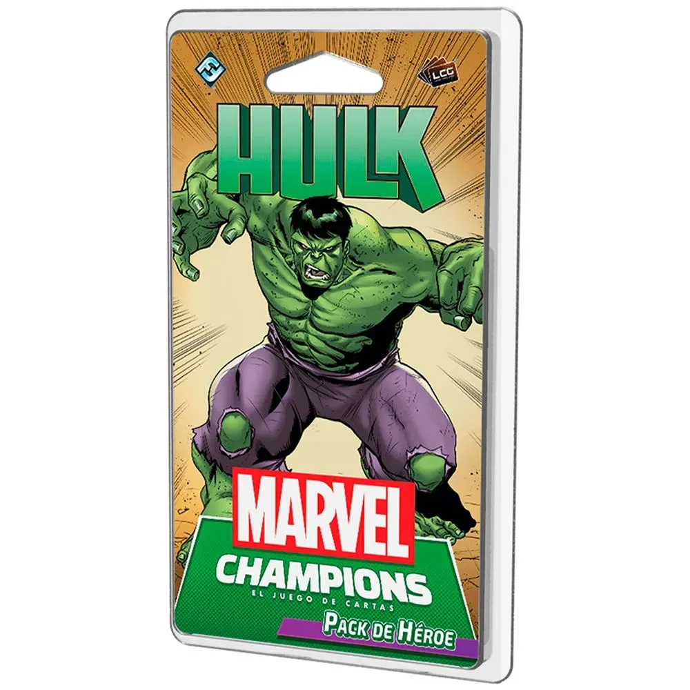 Marvel Champions Hulk Kortspel Spansk Version från Asmodee – kartong