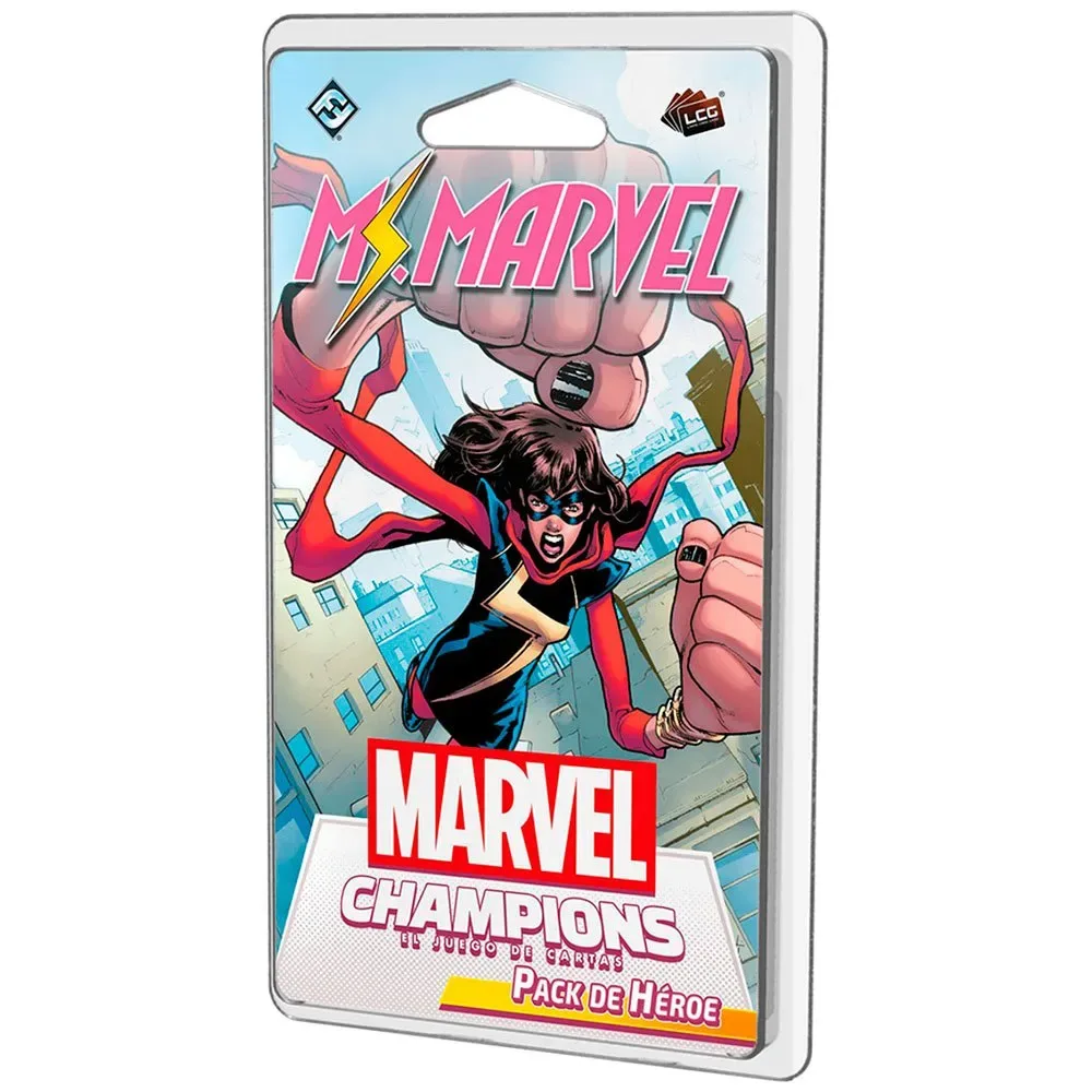 Marvel Champions Ms Marvel Kortspel Spansk Version från Asmodee – kartong