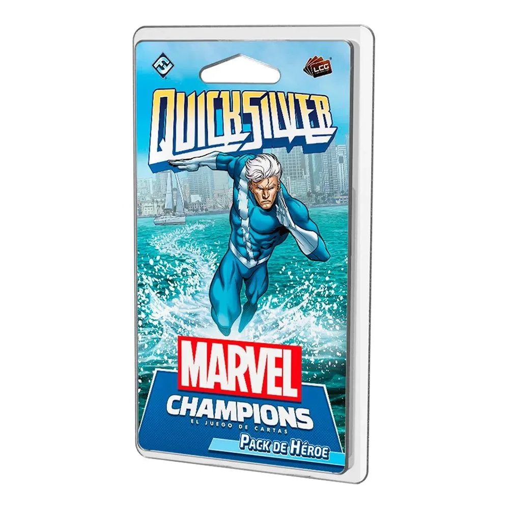 Marvel Champions Quicksilver Kortspel Spansk Version från Asmodee – kartong