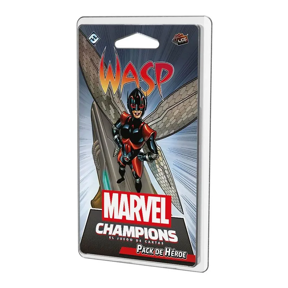 Marvel Champions Wasp Kortspel Spansk Version från Asmodee – kartong