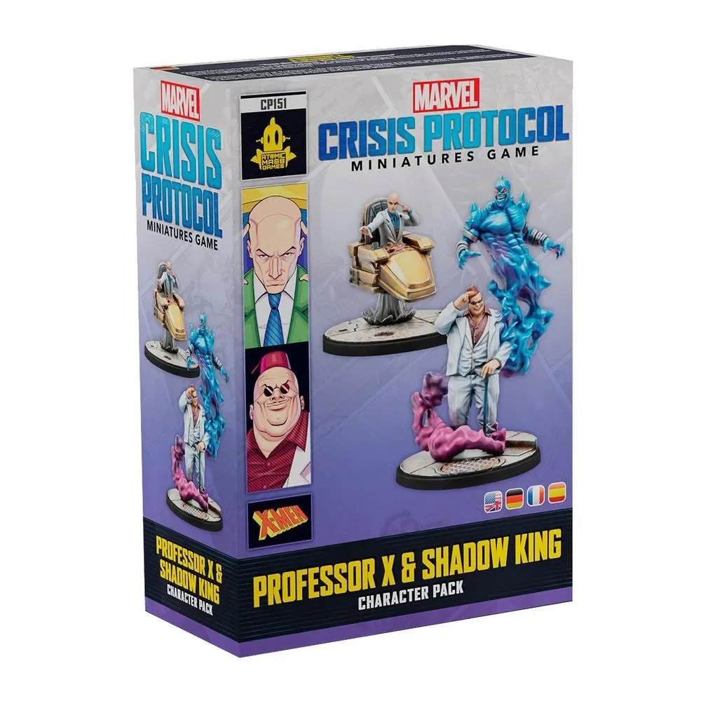 Marvel Crisisprotocol Professor X & Shadow King från Asmodee – kartong
