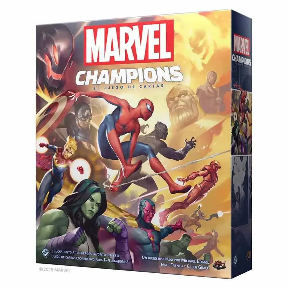Marvel Kampioenen: Het Kaartspel Spaans från Asmodee – kartong
