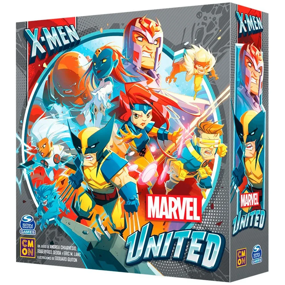 Marvel United X-men Bordspel Spaanse Versie från Asmodee – kartong