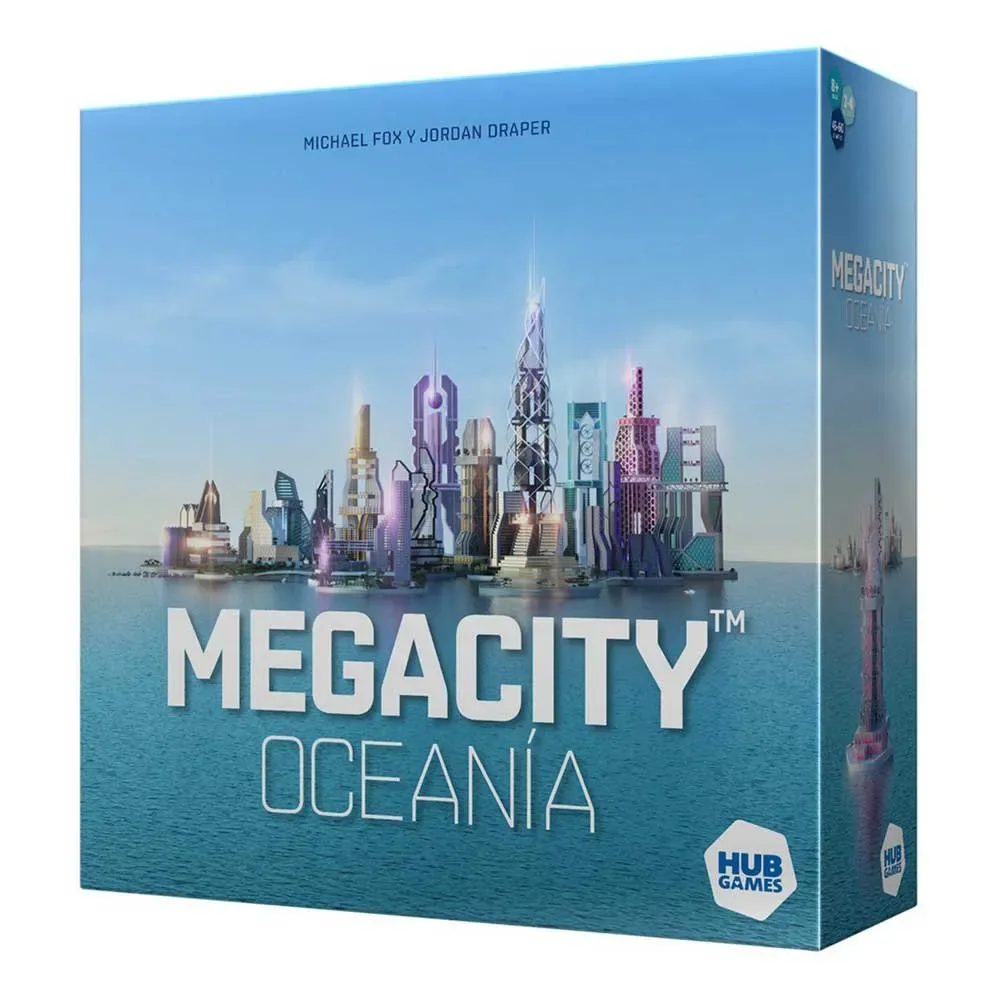Megacity Oceania Bordspel Spaanse Versie från Asmodee – kartong