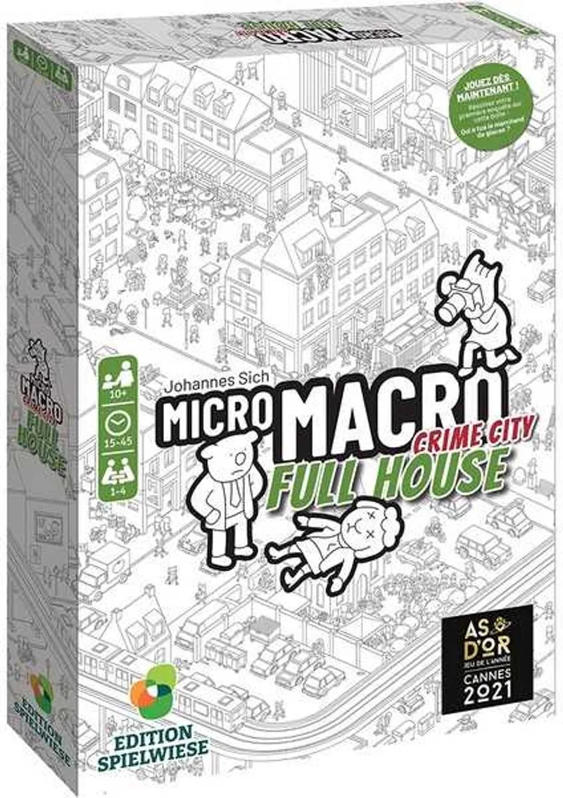 MicroMacro: Crime City Full House fra Asmodee – æske