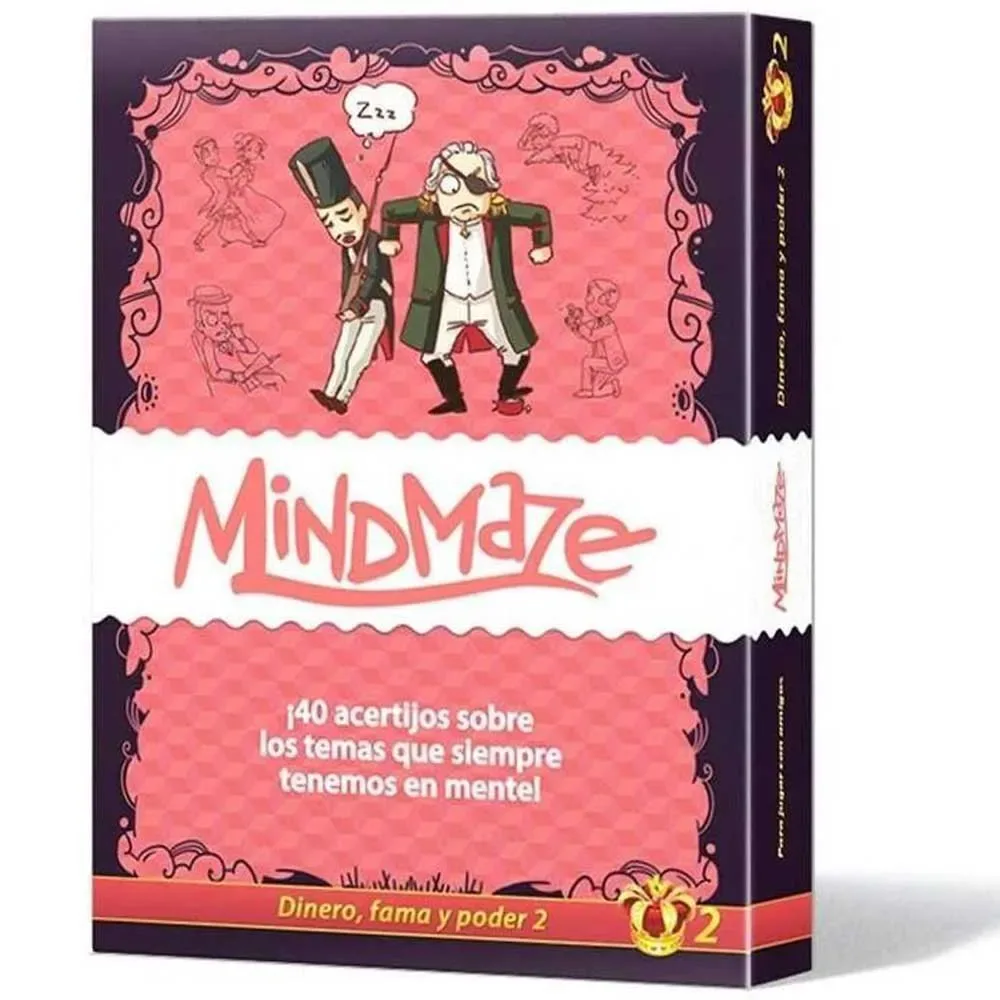 Mind Maze:dinerofama Y Poder 2 Bordspel Spaanse Versie från Asmodee – kartong