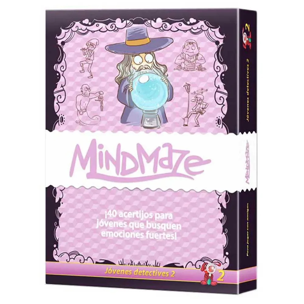 Mind Maze Jóvenes Detectives 2 Bordspel Spaanse Versie från Asmodee – kartong