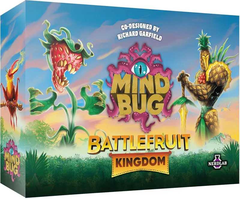 Mindbug Battlefruit Kingdom Kaartspel från Asmodee – kartong