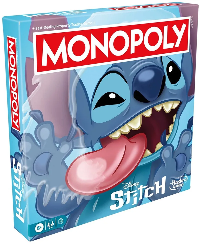 Monopoly Disney's Stitch Edition (Engelstalig) fra Asmodee – æske