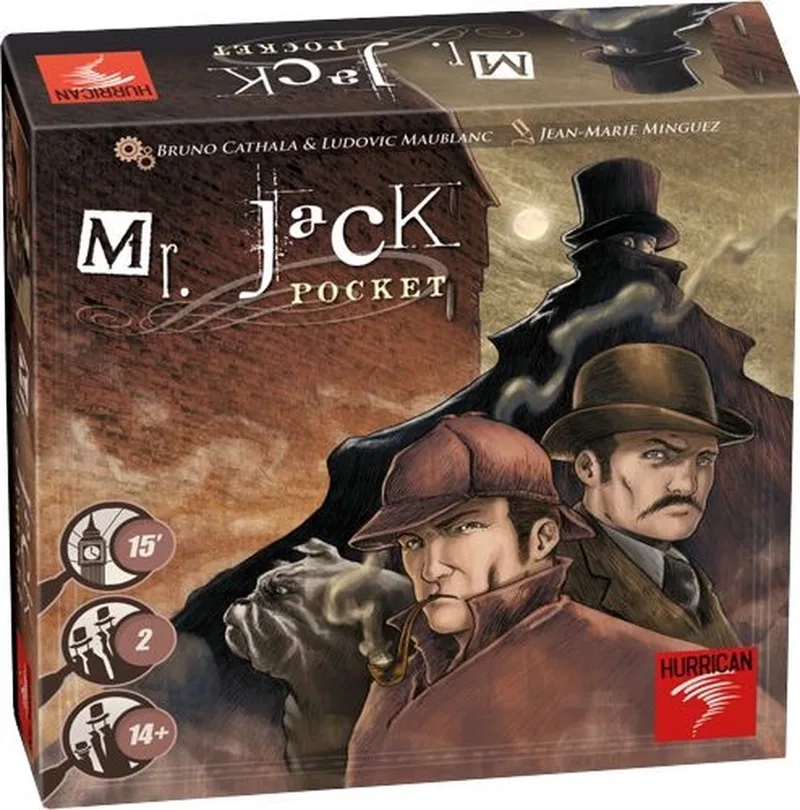 Mr. Jack - Pocket - Bordspel de Asmodee – boîte