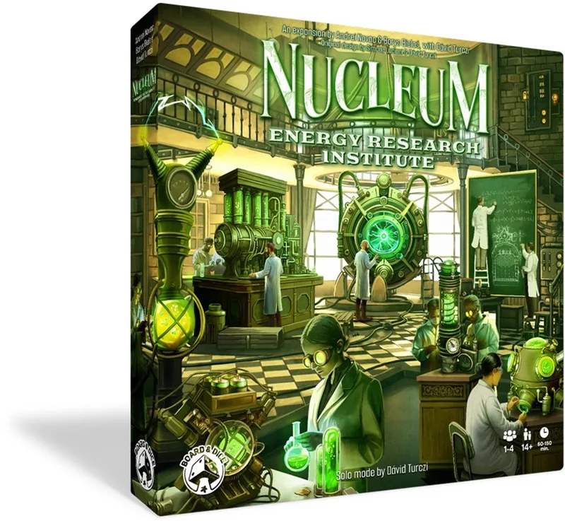 Nucleum: Energy Research Institute Expansion de Asmodee – boîte