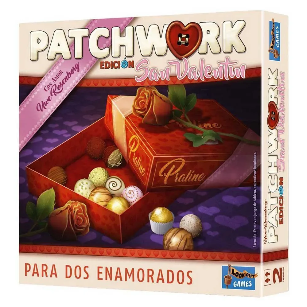 Patchwork San Valentin Bordspel Spaanse Versie från Asmodee – kartong