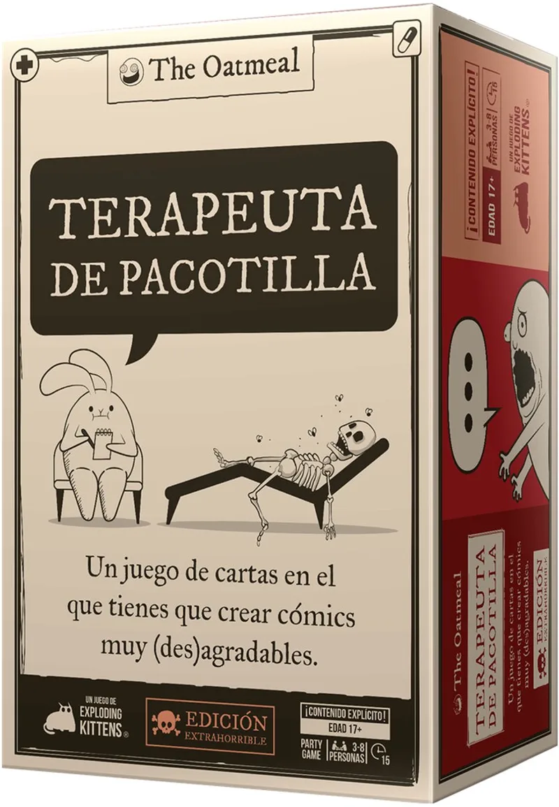 Pattentherapist Kaartspel: Humoristische Comics Maken voor Volwassenen van Asmodee – doos
