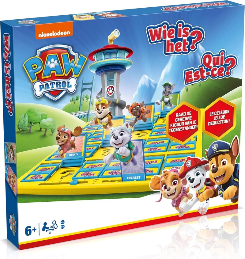 Paw Patrol: Wie is het? bordspel voor kinderen. från Asmodee, utgåva Meerkleurig – kartong