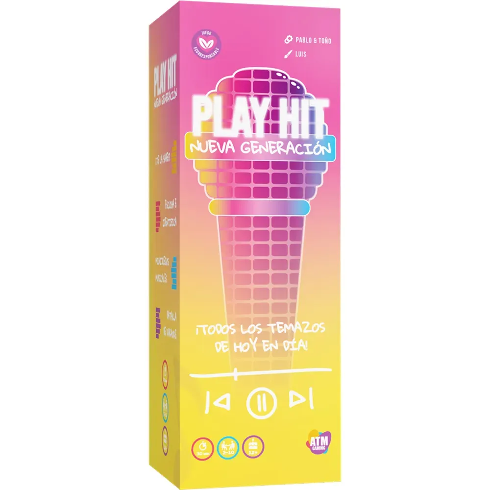 Play Hit Nueva Generación från Asmodee – kartong