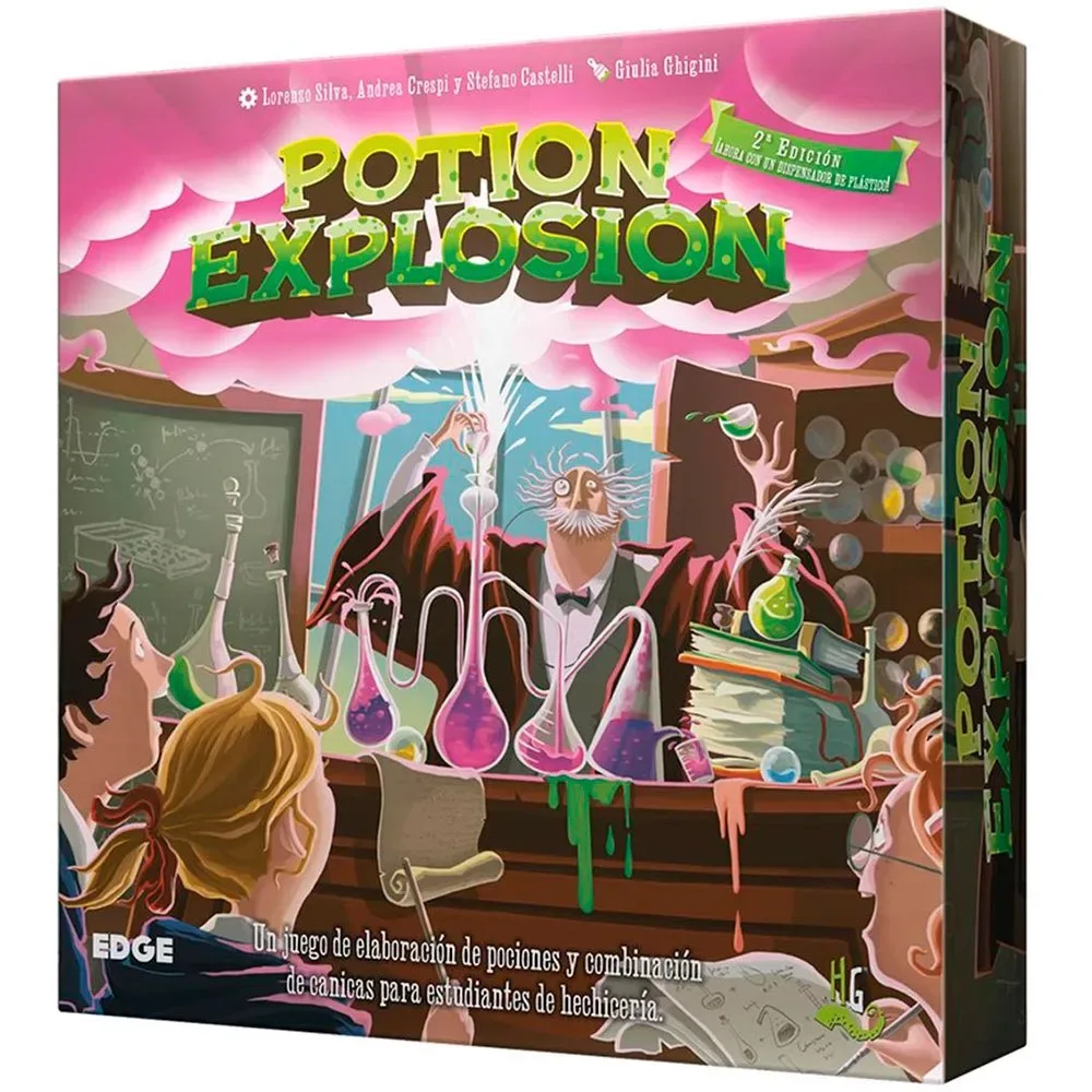 Potion Explosion Bordspel Spaans från Asmodee – kartong