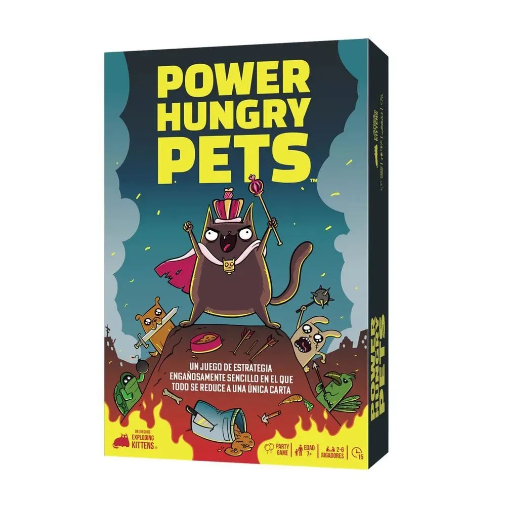 Power Hungry Pets Aanbevolen Leeftijd från Asmodee – kartong